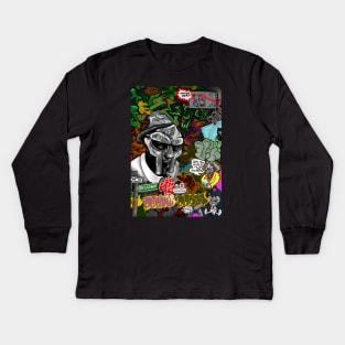 MF DOOM T'shirt ''inspirational flows" Kids Long Sleeve T-Shirt